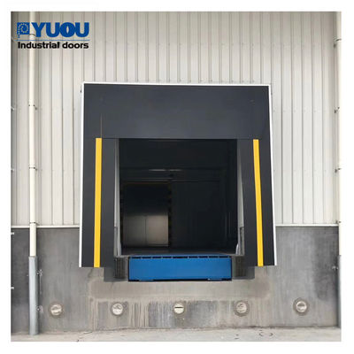 Truck Container Retractable Dock Shelter Seals PVC Curtain 3400mm Height