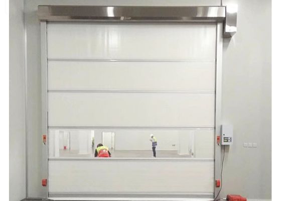 60Hz Electric Rapid Roller Shutter Doors / PVC Roll Up Doors Flexible 1M/s 6m*6m