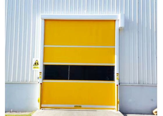 60Hz Electric Rapid Roller Shutter Doors / PVC Roll Up Doors Flexible 1M/s 6m*6m