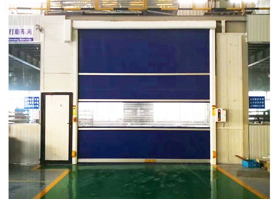 60Hz Electric Rapid Roller Shutter Doors / PVC Roll Up Doors Flexible 1M/s 6m*6m