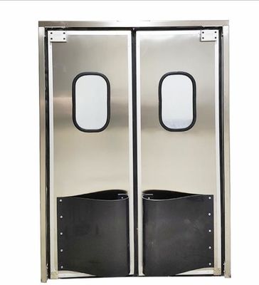 SUS304 Stainless Steel Swing Door Clean Room Customized EPDM Impact Entry Doors